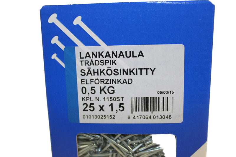 Kehänaula sähkösinkitty 0,5 kg